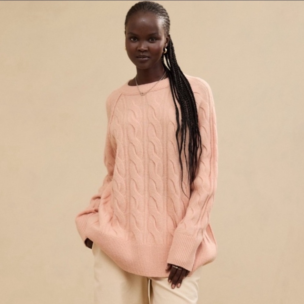 Aerie | UnREAL | Cable | Crewneck | Sweater |